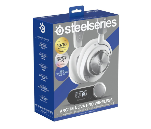SteelSeries OUTLET - Arctis Nova Pro Wireless P White - 1369761 - zdjęcie 7